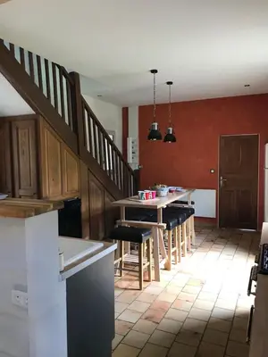 Cuisine ou kitchenette dans l'établissement Gite Nature Loire et Châteaux 3*