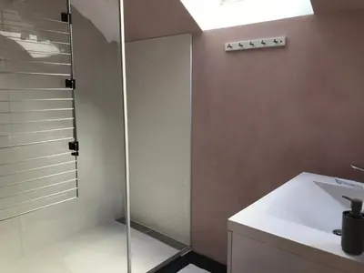 Salle de bains dans l'établissement Gite Nature Loire et Châteaux 3*
