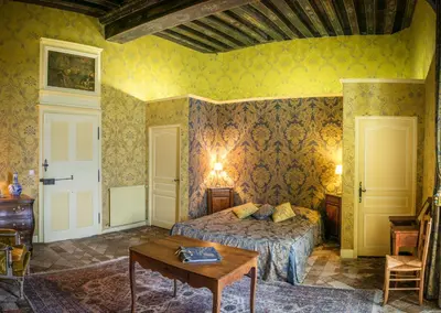 Cuisine ou kitchenette dans l'établissement Chambres d'hôtes au Château de Gizeux