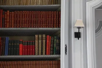 Bibliothèque dans le B&B/chambre d'hôtes