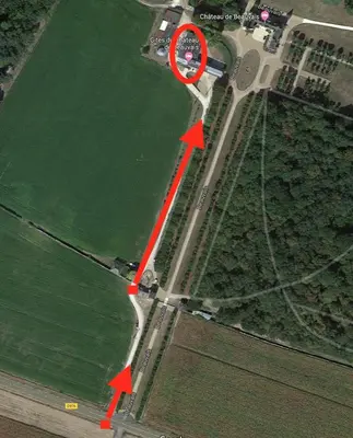 Plan de l'établissement maison d'hôtes de l'orangerie 14 personnes