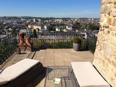 Balcon ou terrasse dans l'établissement La Demeure de Laclais