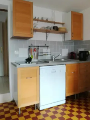 Cuisine ou kitchenette dans l'établissement Ma Petite Maison Chambourgeoise