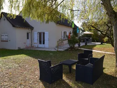 Jardin de l'établissement Charmante maison Touraine avec jardin clos près d'Amboise - FR-1-381-377