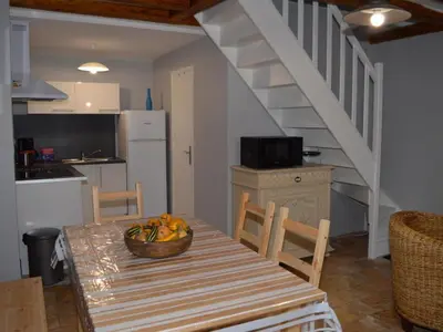 Cuisine ou kitchenette dans l'établissement Gîte charmant à 30 min d'Amboise - FR-1-381-145
