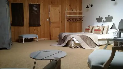 Un ou plusieurs lits dans un hébergement de l'établissement Maison d'hôtes Villa Richelieu