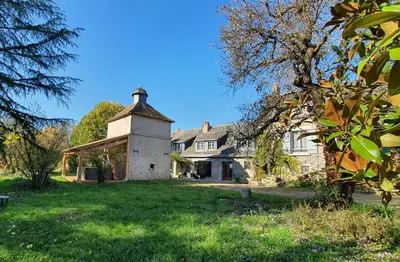 Jardin de l'établissement La Rossignolerie - La familiale Vigneronne