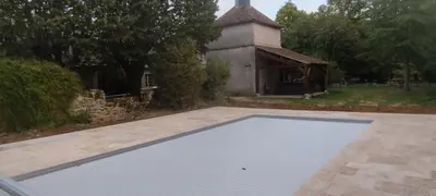 Jardin de l'établissement La Rossignolerie - La familiale Vigneronne
