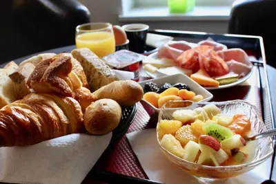 Nourriture dans l'hôtel ou à proximité
