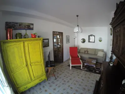 Coin salon dans l'établissement Guest House 