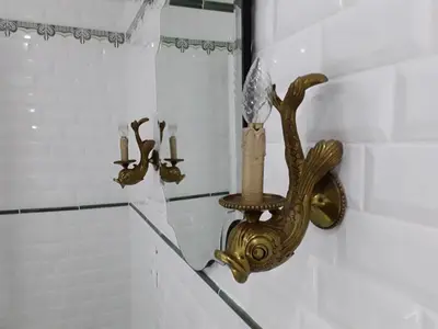Salle de bains dans l'établissement 'La Ménagerie'