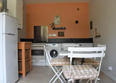 Cuisine ou kitchenette dans l'établissement Le clos des Acanthes