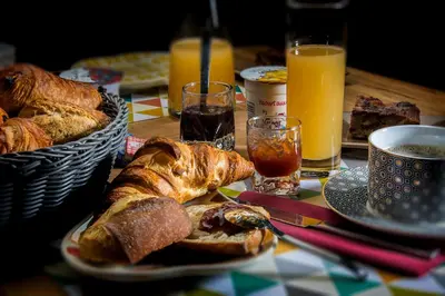 Nourriture dans l'hôtel ou à proximité