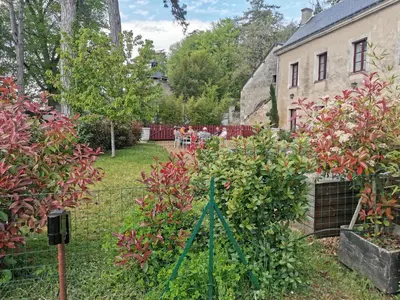 Jardin de l'établissement Gite La Suite Ducale Chateau La Roche Racan