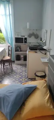 Cuisine ou kitchenette dans l'établissement Villa à l'ancien Pigeonnier