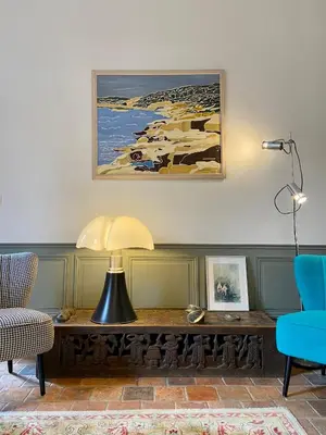Coin salon dans l'établissement Le Gaimont Maison d'Hôtes Vouvray