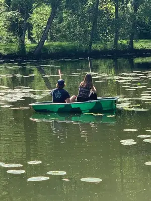 Vue sur la rivière ou le fleuve situé(e) à proximité de la maison de vacances