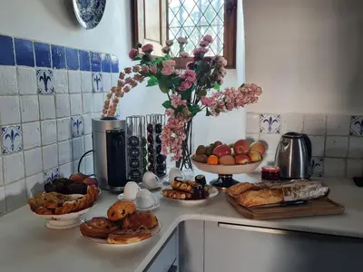 Nourriture dans la maison d'hôtes ou à proximité