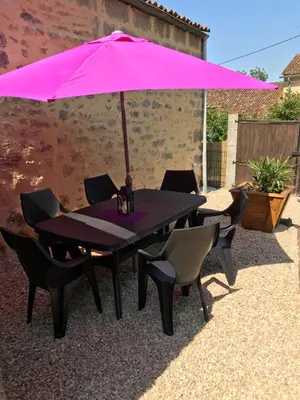 Terrasse ou espace extérieur de l'établissement Maison de charme