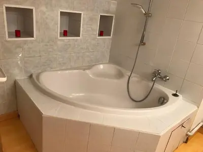Salle de bains dans l'établissement Maison de charme