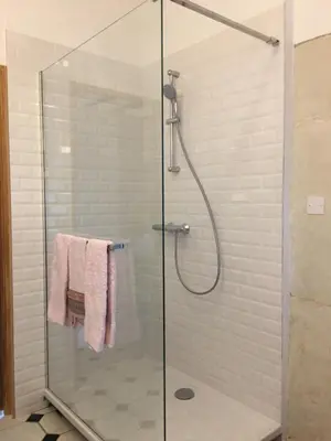 Salle de bains dans l'établissement Le Grand Coudreau