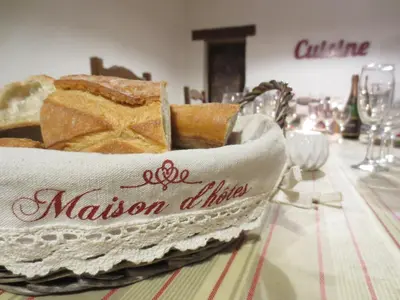Nourriture dans le B&B/chambre d'hôtes ou à proximité