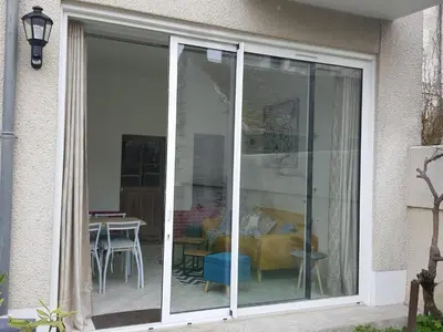Terrasse ou espace extérieur de l'établissement Gîte OZOO