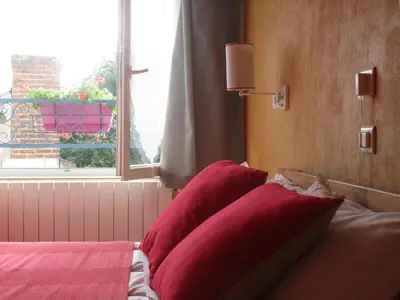 Coin salon dans l'établissement Auberge 