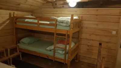 Un ou plusieurs lits superposés dans un hébergement de l'établissement Moulin2Roues