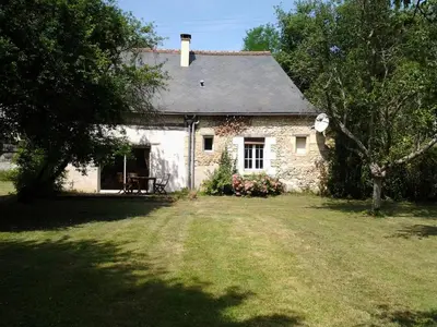 Jardin de l'établissement Maison 18e siècle à Azay-le-Rideau, jardin, wifi, proche nature - FR-1-381-20