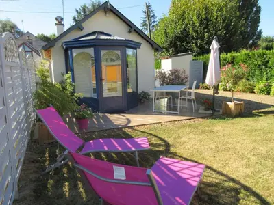 Jardin de l'établissement Charmant gîte en Touraine avec jardin privatif, idéal pour couple, proche des châteaux - FR-1-381-50