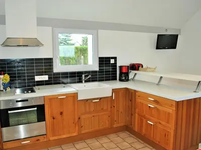 Cuisine ou kitchenette dans l'établissement Charmant gîte en Touraine avec jardin privatif, idéal pour couple, proche des châteaux - FR-1-381-50