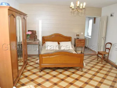 Un ou plusieurs lits dans un hébergement de l'établissement Gîte en Touraine: Campagne, 3 Chambres, Près de Chenonceau - FR-1-381-121