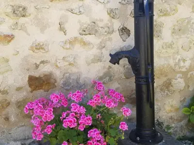 Plan de l'établissement Gîte cosy en tuffeau, rénové, au cœur de la Touraine, proche châteaux, cour privative, vélos, non-fumeur - FR-1-381-209