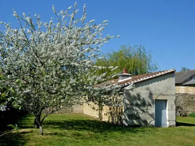 Jardin de l'établissement Charmante maison en Touraine avec jardin et WIFI - FR-1-381-288