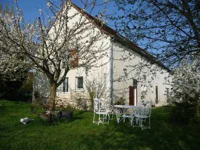 Jardin de l'établissement Gîte de charme avec piscine et sauna en Touraine, proche Châteaux de la Loire et Futuroscope - FR-1-381-323