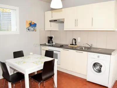 Cuisine ou kitchenette dans l'établissement Charmante maison proche Châteaux de la Loire - FR-1-381-371