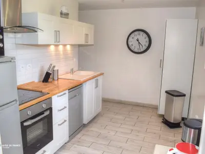 Cuisine ou kitchenette dans l'établissement Gîte de charme avec piscine partagée près de Tours - FR-1-381-393