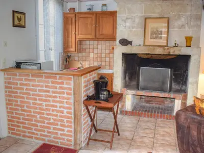 Plan de l'établissement Charmant gîte paysan XIXe avec terrasse et jardin bordé par un ruisseau, à 1,5 km d'Azay-le-Rideau - FR-1-381-417