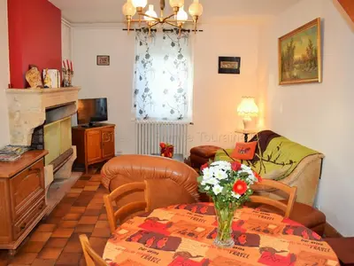Coin salon dans l'établissement Gîte de charme en Touraine près des Châteaux de la Loire - FR-1-381-436