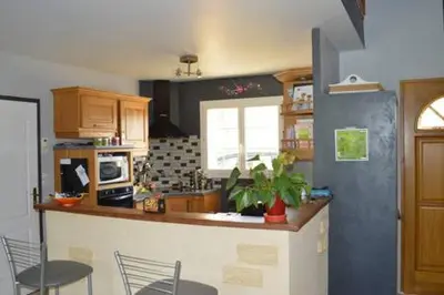 Cuisine ou kitchenette dans l'établissement Maison individuelle