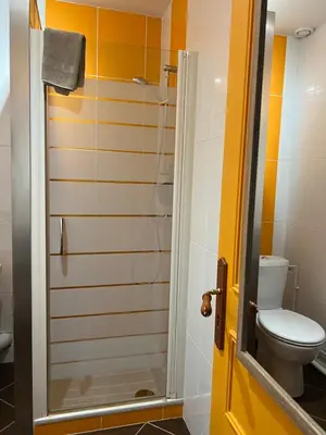 Salle de bains dans l'établissement Le Pigeonnier