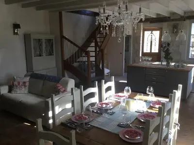 Coin salon dans l'établissement La douceur Angevine