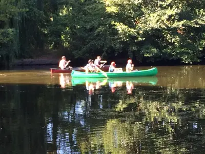 Vue sur la rivière ou le fleuve situé(e) à proximité de la maison de vacances