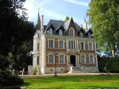 Jardin de l'établissement Maison d'hôtes Le Manoir de Contres