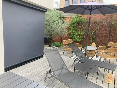Terrasse ou espace extérieur de l'établissement Villa du jardin des plantes 56 Rue Prémartine