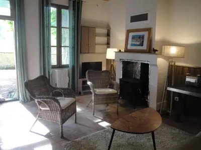 Coin salon dans l'établissement La Conciergerie