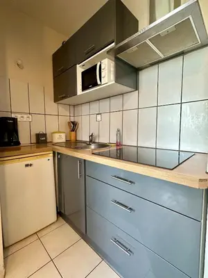 Cuisine ou kitchenette dans l'établissement Les bords de Loire - En plein coeur de Blois