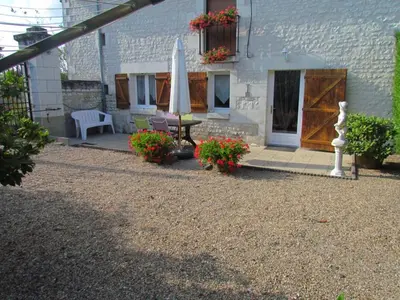 Jardin de l'établissement Gîte 40m² au calme avec cour privée - FR-1-381-24