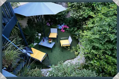 Jardin de l'établissement Oasis Anjou